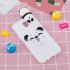 For Redmi 8A 3D Cartoon Painting Back Cover Soft TPU Mobile Phone Case Shell Smiley Panda