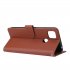 For Redmi 9A Redmi 9C PU Leather Mobile Phone Cover with 3 Cards Slots Phone Frame brown