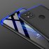 For Redmi 9C Mobile Phone Cover 360 Degree Full Protection Phone Case Blue black blue