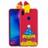 For Redmi NOTE 7 3D Cute Coloured Painted Animal TPU Anti scratch Non slip Protective Cover Back Case yellow