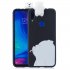 For Redmi NOTE 7 3D Cute Coloured Painted Animal TPU Anti scratch Non slip Protective Cover Back Case sapphire
