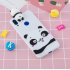 For Redmi NOTE 7 3D Cute Coloured Painted Animal TPU Anti scratch Non slip Protective Cover Back Case white