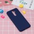 For Redmi NOTE 8 NOTE 8 Pro Soft Candy Color Frosted Surface Shockproof TPU Back Cover Mobile Phone Case Navy