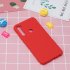 For Redmi NOTE 8 NOTE 8 Pro Soft Candy Color Frosted Surface Shockproof TPU Back Cover Mobile Phone Case dark pink