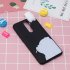 For Redmi NOTE 8 NOTE 8 pro 3D Color Painting Pattern Drop Protection Soft TPU Back Cover Mobile Phone Case black