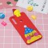 For Redmi NOTE 8 NOTE 8 pro 3D Color Painting Pattern Drop Protection Soft TPU Back Cover Mobile Phone Case Rose red