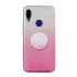 For Redmi Note 7 Note 7 pro Note 8 Note 8 pro 8 8A Phone Case Gradient Color Glitter Powder Phone Cover with Airbag Bracket blue