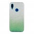 For Redmi Note 7 Note 7 pro Note 8 Note 8 pro 8 8A Phone Case Gradient Color Glitter Powder Phone Cover with Airbag Bracket green
