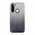 For Redmi Note 7 Note 7 pro Note 8 Note 8 pro 8 8A Phone Case Gradient Color Glitter Powder Phone Cover with Airbag Bracket black
