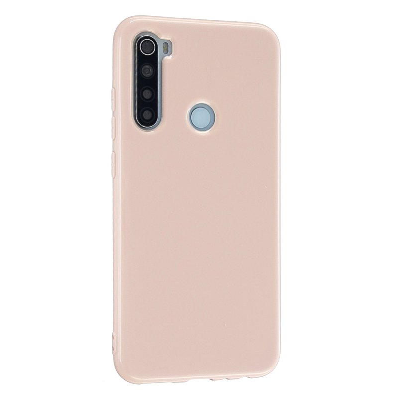 For Redmi Note 8/8 Pro Cellphone Cover 2.0mm Thickened TPU Case Camera Protector Anti-Scratch Soft Phone Shell Pink