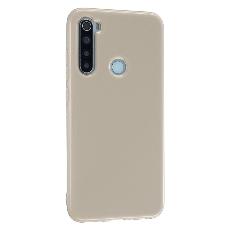 For Redmi Note 8/8 Pro Cellphone Cover 2.0mm Thickened TPU Case Camera Protector Anti-Scratch Soft Phone Shell Khaki