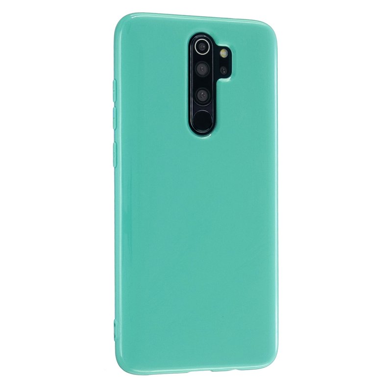 For Redmi Note 8/8 Pro Cellphone Cover 2.0mm Thickened TPU Case Camera Protector Anti-Scratch Soft Phone Shell Light blue