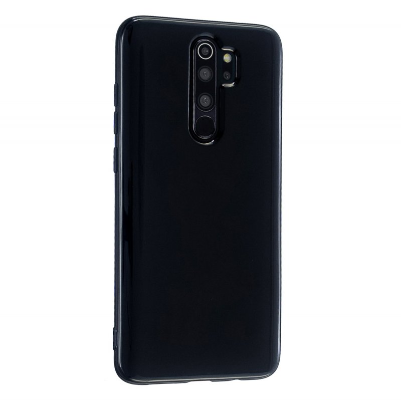 For Redmi Note 8/8 Pro Cellphone Cover 2.0mm Thickened TPU Case Camera Protector Anti-Scratch Soft Phone Shell Black