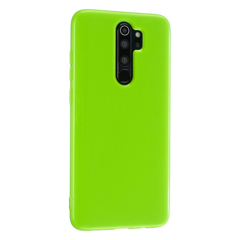 For Redmi Note 8/8 Pro Cellphone Cover 2.0mm Thickened TPU Case Camera Protector Anti-Scratch Soft Phone Shell Green