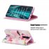 For Redmi Note 8 8 Pro Cellphone Cover Stand Function Wallet Design PU Leather Smartphone Shell Elegant Pattern Printed  Watercolor flower