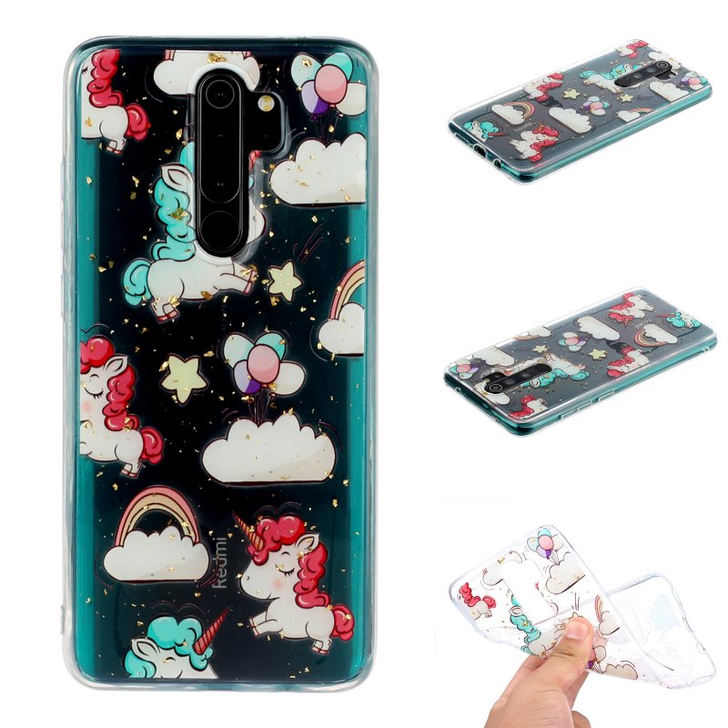 For Redmi Note 8 / Redmi Note 8 Pro Cellphone Cover Beautiful Painted Pattern Comfortable Wear TPU Phone Shell 9