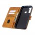 For Redmi Note 8T Redmi 8 Redmi 8A Case Soft Leather Cover with Denim Texture Precise Cutouts Wallet Design Buckle Closure Smartphone Shell  yellow