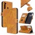 For Redmi Note 8T Redmi 8 Redmi 8A Case Soft Leather Cover with Denim Texture Precise Cutouts Wallet Design Buckle Closure Smartphone Shell  red