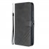 For Redmi Note 8T Redmi 8 Redmi 8A Case Soft Leather Cover with Denim Texture Precise Cutouts Wallet Design Buckle Closure Smartphone Shell  black