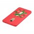 For Redmi note 4X NOTE 4 Cartoon Lovely Coloured Painted Soft TPU Back Cover Non slip Shockproof Full Protective Case with Lanyard red
