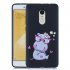 For Redmi note 4X NOTE 4 Cartoon Lovely Coloured Painted Soft TPU Back Cover Non slip Shockproof Full Protective Case with Lanyard sapphire