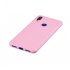 For Redmi note 7 Lovely Candy Color Matte TPU Anti scratch Non slip Protective Cover Back Case dark pink