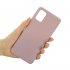 For Samsung A01  A11 A21 A41 A51 A71 A81 A91 Mobile Phone Case Lovely Candy Color Matte TPU Anti scratch Non slip Protective Cover Back Case 11 lotus root pink
