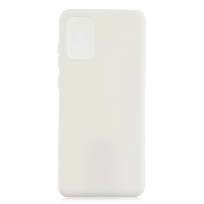 For Samsung A01/ A11/A21/A41/A51/A71/A81/A91 Mobile Phone Case Lovely Candy Color Matte TPU Anti-scratch Non-slip Protective Cover Back Case 2 white