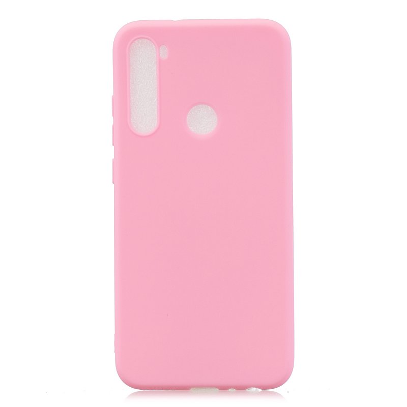 For Samsung A01/ A11/A21/A41/A51/A71/A81/A91 Mobile Phone Case Lovely Candy Color Matte TPU Anti-scratch Non-slip Protective Cover Back Case 5 dark pink