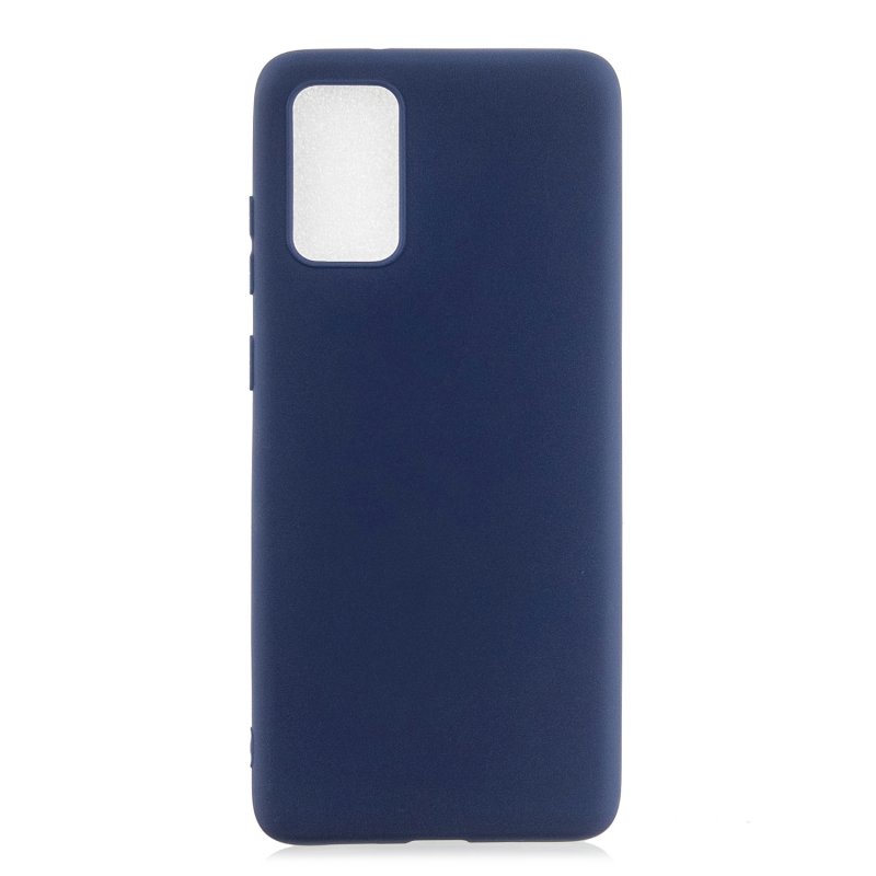 For Samsung A01/ A11/A21/A41/A51/A71/A81/A91 Mobile Phone Case Lovely Candy Color Matte TPU Anti-scratch Non-slip Protective Cover Back Case 7 royal blue