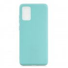 For Samsung A01  A11 A21 A41 A51 A71 A81 A91 Mobile Phone Case Lovely Candy Color Matte TPU Anti scratch Non slip Protective Cover Back Case 8 light blue