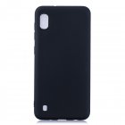 For Samsung A01/ A11/A21/A41/A51/A71/A81/A91 Mobile Phone Case Lovely Candy Color Matte TPU Anti-scratch Non-slip Protective Cover Back Case 1 black