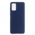 For Samsung A01  A11 A21 A41 A51 A71 A81 A91 Mobile Phone Case Lovely Candy Color Matte TPU Anti scratch Non slip Protective Cover Back Case 7 royal blue