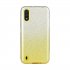 For Samsung A01 A11 European version A31 A71 Phone Case Gradient Color Glitter Powder Phone Cover with Airbag Bracket green