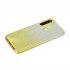 For Samsung A01 A11 European version A31 A71 Phone Case Gradient Color Glitter Powder Phone Cover with Airbag Bracket yellow