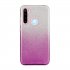 For Samsung A01 A11 European version A31 A71 Phone Case Gradient Color Glitter Powder Phone Cover with Airbag Bracket purple