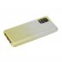 For Samsung A01 A11 European version A31 A71 Phone Case Gradient Color Glitter Powder Phone Cover with Airbag Bracket yellow