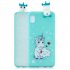 For Samsung A01 Soft TPU Case Back Cover 3D Cartoon Painting Mobile Phone Shell Love Unicorn