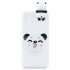 For Samsung A01 Soft TPU Case Back Cover 3D Cartoon Painting Mobile Phone Shell Smiley Panda
