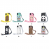 For Samsung A10 A20E A30 A40 Full Protective TPU Mobile Phone Cover with Cartoon Coin Purse  Cartoon Hanging Lanyard 3 deep pink piglets