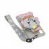 For Samsung A10 A20E A30 A40 Full Protective TPU Mobile Phone Cover with Cartoon Coin Purse  Cartoon Hanging Lanyard 3 deep pink piglets