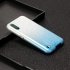 For Samsung A10 A50 A30S A70 A20S Phone Case Gradient Color Glitter Powder Phone Cover with Airbag Bracket green