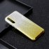 For Samsung A10 A50 A30S A70 A20S Phone Case Gradient Color Glitter Powder Phone Cover with Airbag Bracket yellow