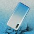 For Samsung A10 A50 A30S A70 A20S Phone Case Gradient Color Glitter Powder Phone Cover with Airbag Bracket blue