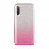 For Samsung A10 A50 A30S A70 A20S Phone Case Gradient Color Glitter Powder Phone Cover with Airbag Bracket Pink