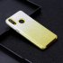 For Samsung A10 A50 A30S A70 A20S Phone Case Gradient Color Glitter Powder Phone Cover with Airbag Bracket yellow