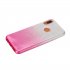 For Samsung A10 A50 A30S A70 A20S Phone Case Gradient Color Glitter Powder Phone Cover with Airbag Bracket Pink