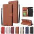 For Samsung A10 Flip type Leather Protective Phone Case with 3 Card Position Buckle Design Phone Cover  Rose gold