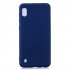 For Samsung A10 Lovely Candy Color Matte TPU Anti scratch Non slip Protective Cover Back Case black