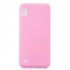 For Samsung A10 Lovely Candy Color Matte TPU Anti scratch Non slip Protective Cover Back Case Light blue